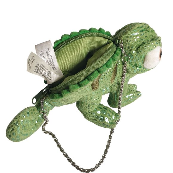 Disney | Accessories | Nwot Disney Pascal Plush Chameleon Purse W Chain ...